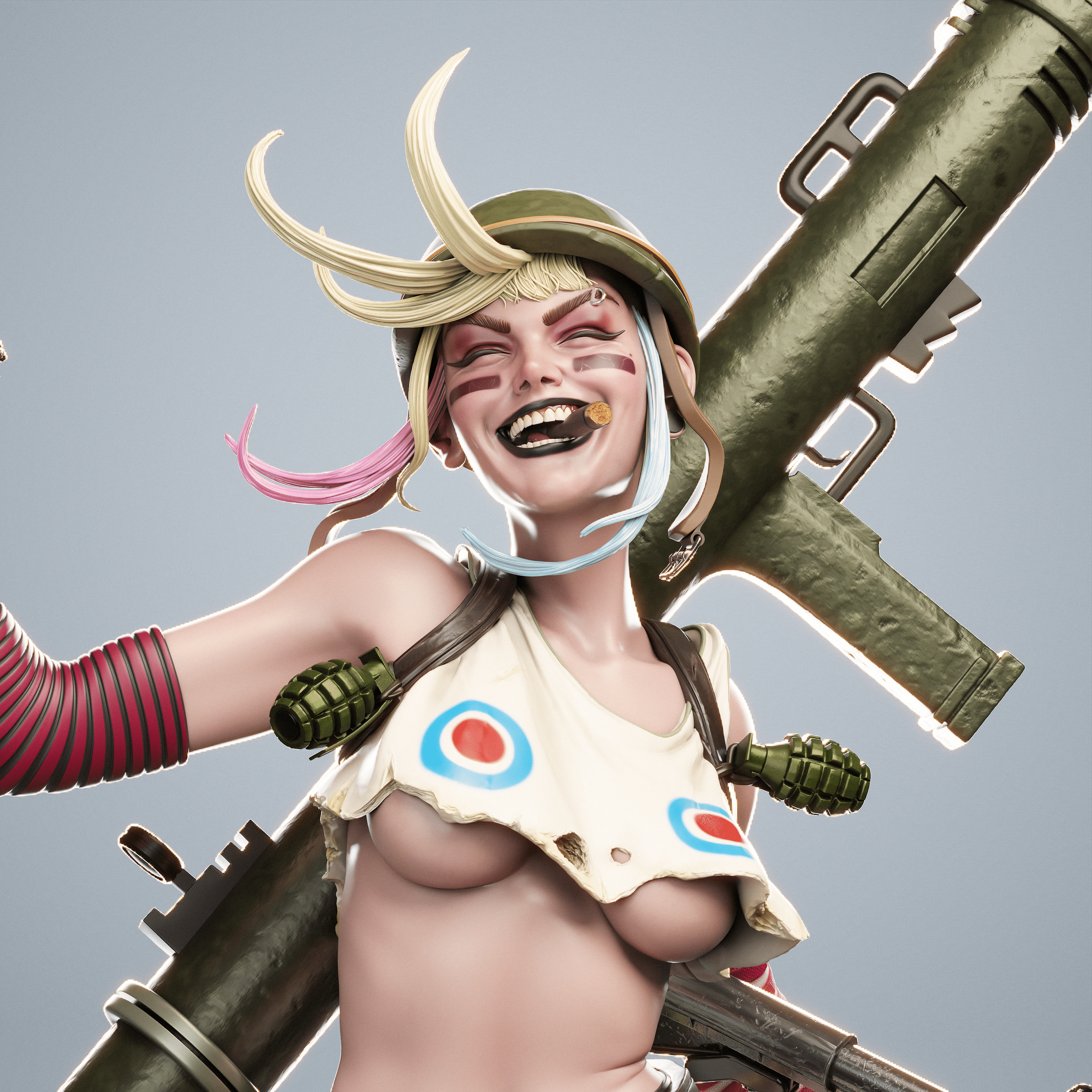 Figurine Tank Girl - IR3D