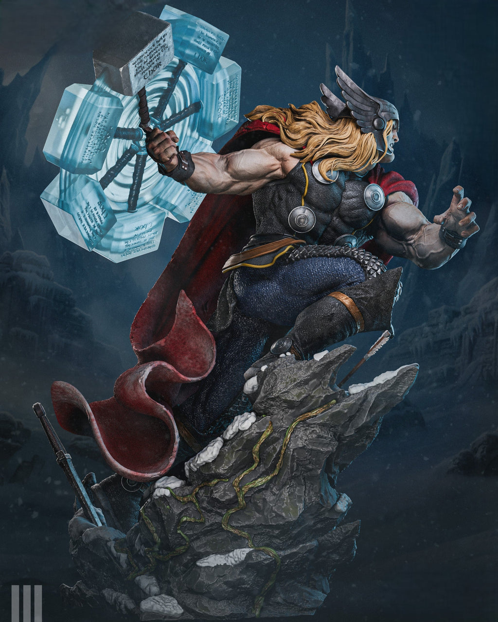 Figurine Thor - God of Thunder - IR3D