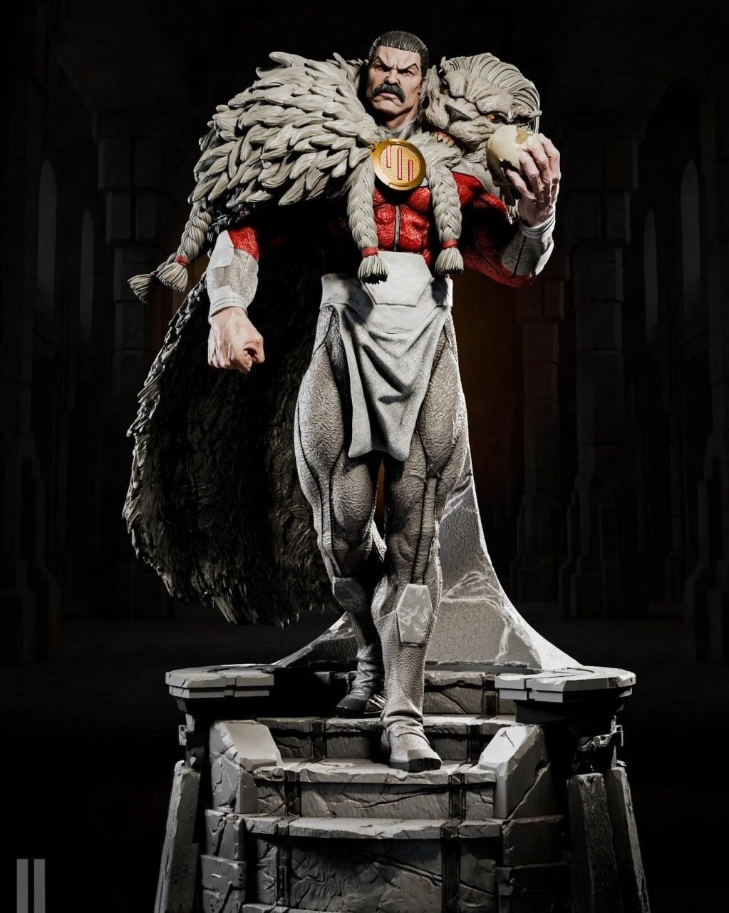 Figurine Thrag Warcraft – Statue Résine 3D Collector