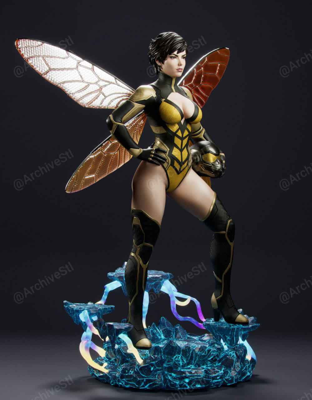 Figurine Wasp – vue arrière