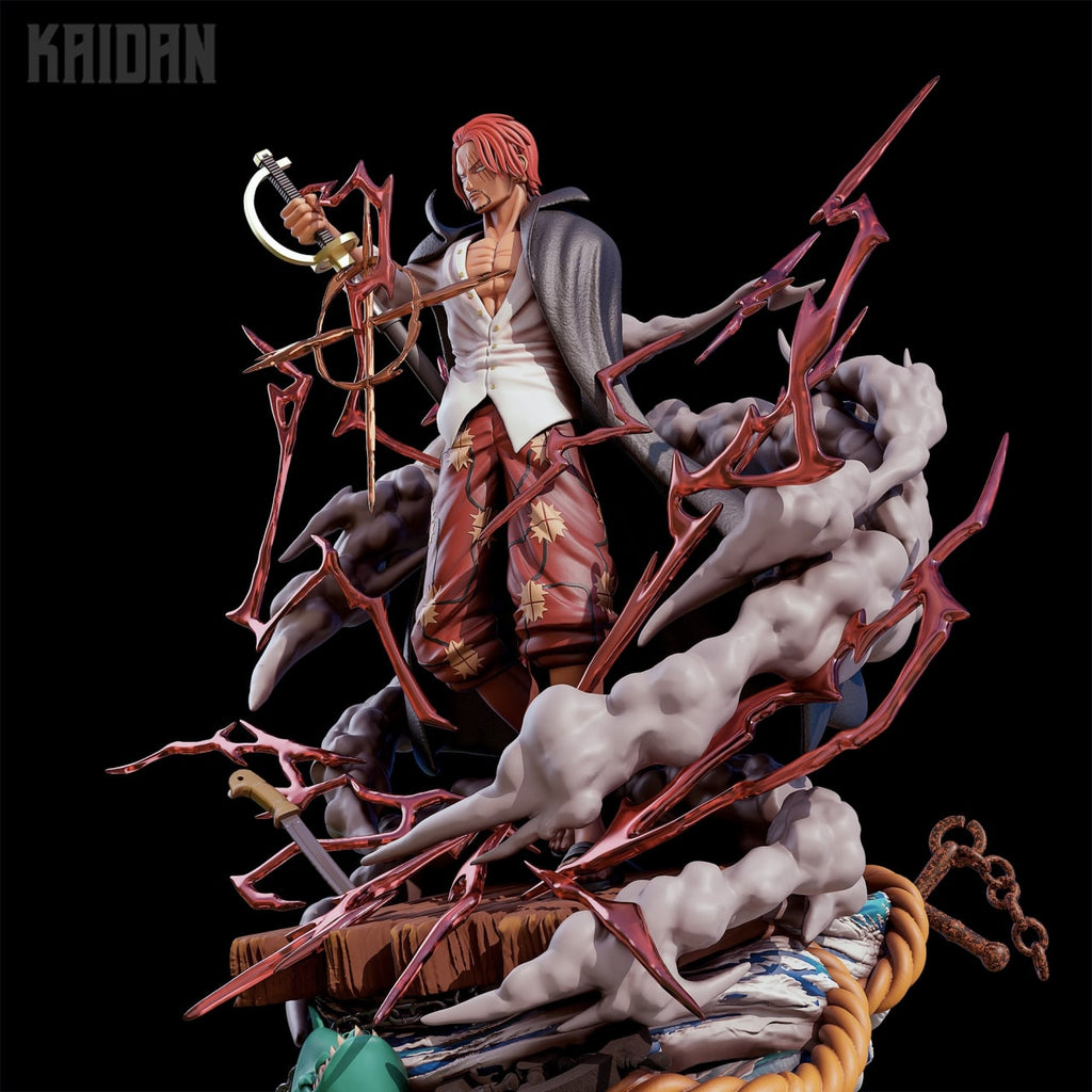 Figurine Shanks Le Roux – One Piece – Statue Résine 3D Haute Définition
