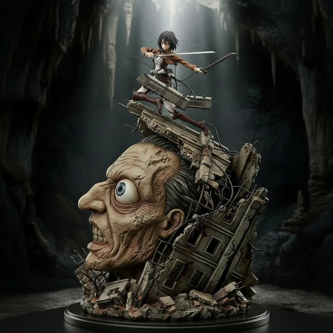 Figurine Mikasa – Statue Collector Inspirée d’un Univers des Titans