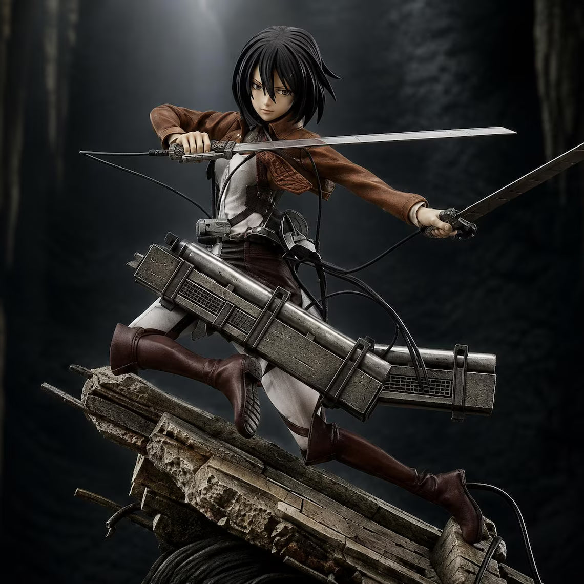 Figurine Mikasa – Statue Collector Inspirée d’un Univers des Titans