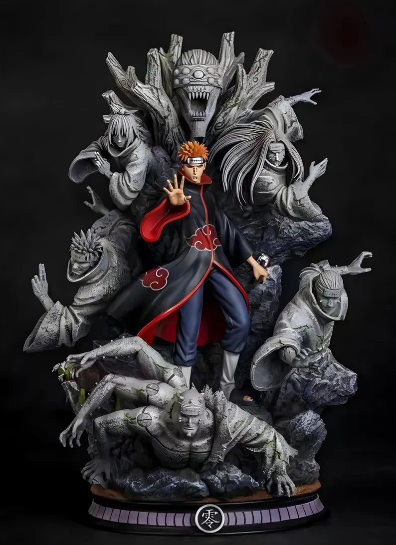Figurine Pain Akatsuki Naruto – Statue 3D Premium – Six Chemins de Pain – Rinnegan – Figurine Manga Collection