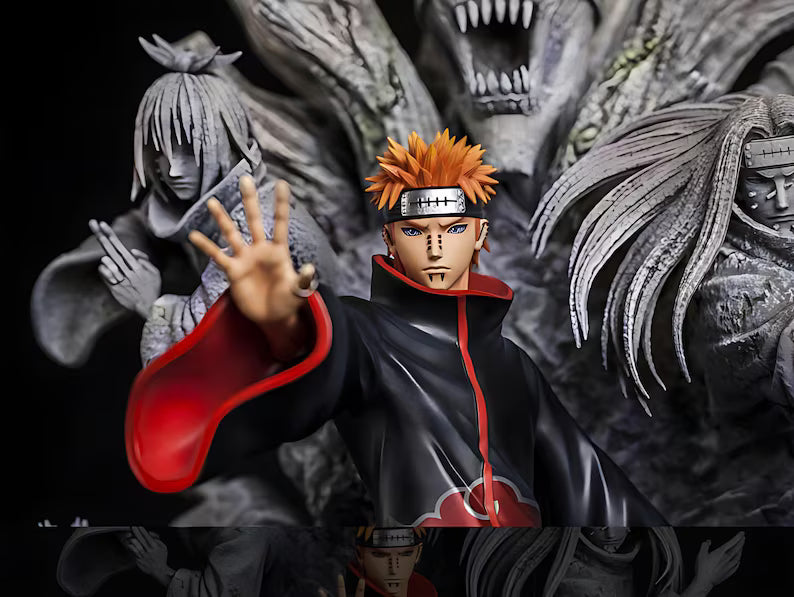 Figurine Pain Akatsuki Naruto – Statue 3D Premium – Six Chemins de Pain – Rinnegan – Figurine Manga Collection