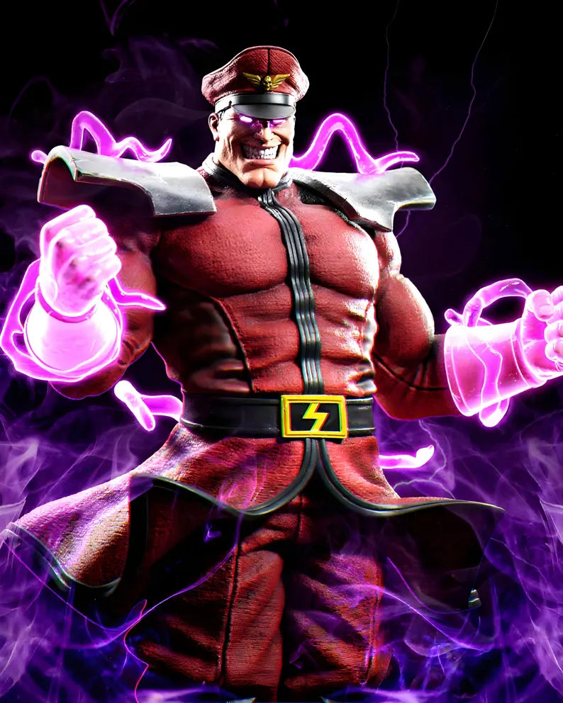 Figurine M. Bison Street Fighter en Résine 3D – Statue de Collection IR3D