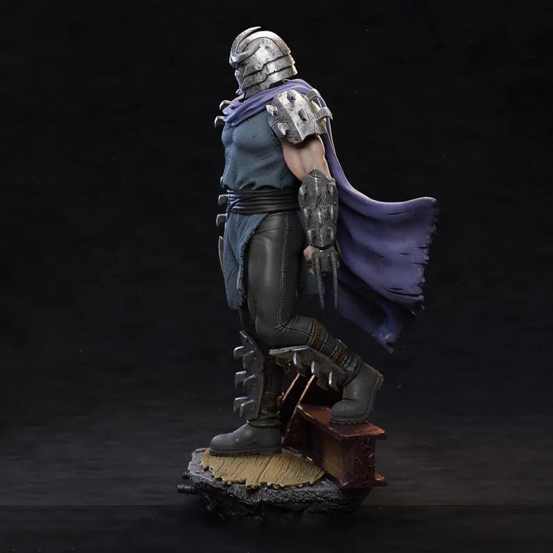Figurine Shredder TMNT en Résine 3D – Statue Tortues Ninja de Collection IR3D