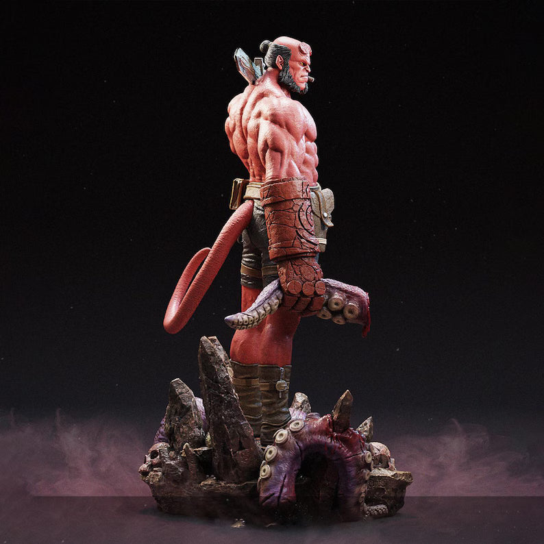 Figurine Hellboy – Statue Résine 3D Collector Inspirée des Comics Hellboy IR3D
