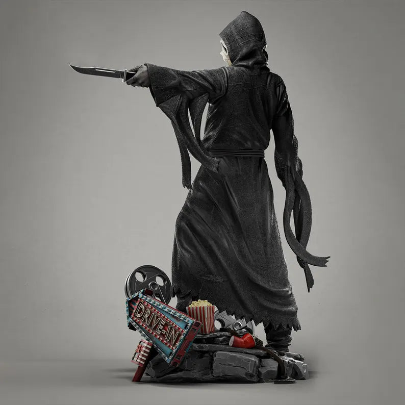 Figurine Ghostface – Scream – Statue Résine 3D Collector IR3D