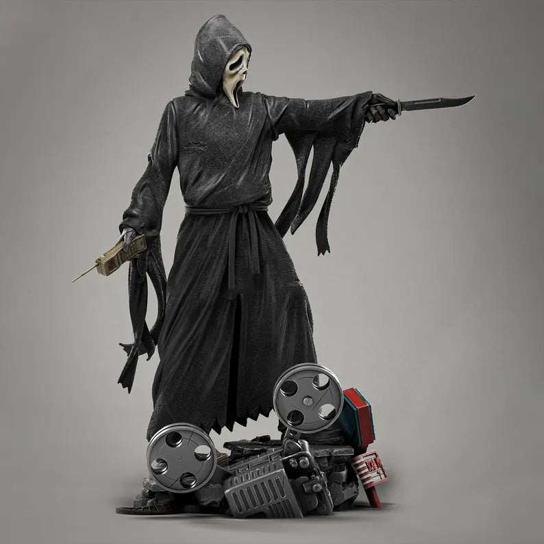 Figurine Ghostface – Scream – Statue Résine 3D Collector IR3D