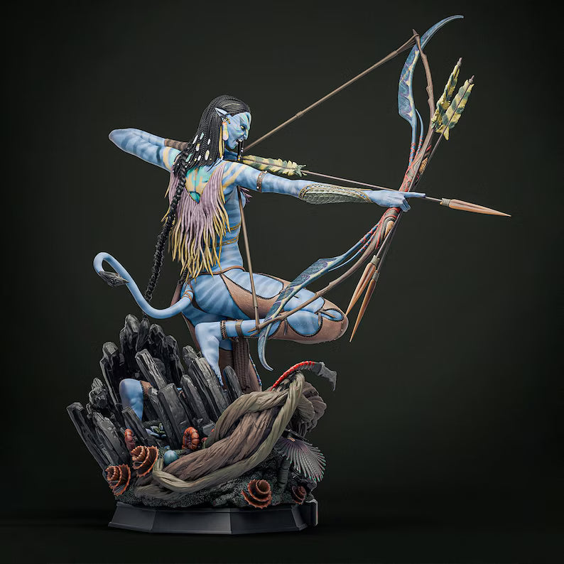 Figurine Neytiri Avatar – Statue 3D Premium – Guerrière Na’vi – Figurine Film Collection