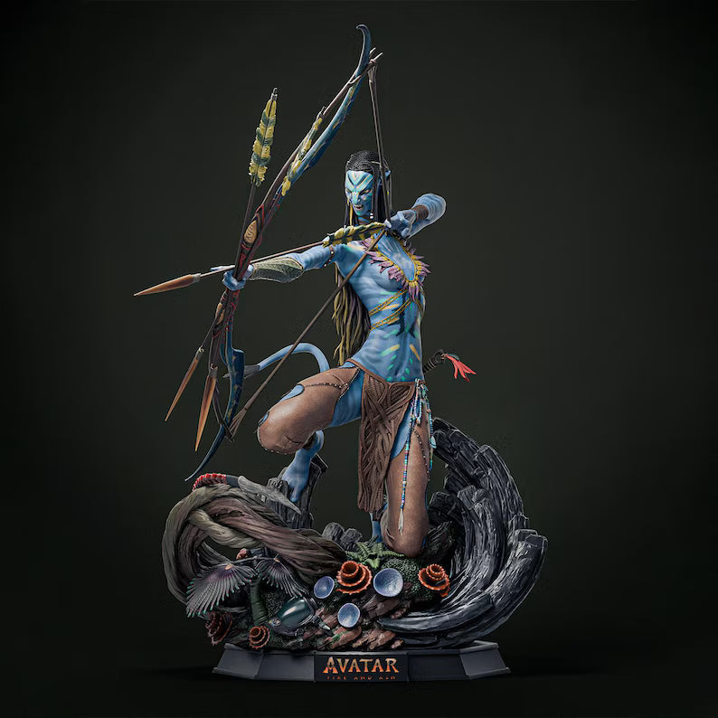 Figurine Neytiri Avatar – Statue 3D Premium – Guerrière Na’vi – Figurine Film Collection