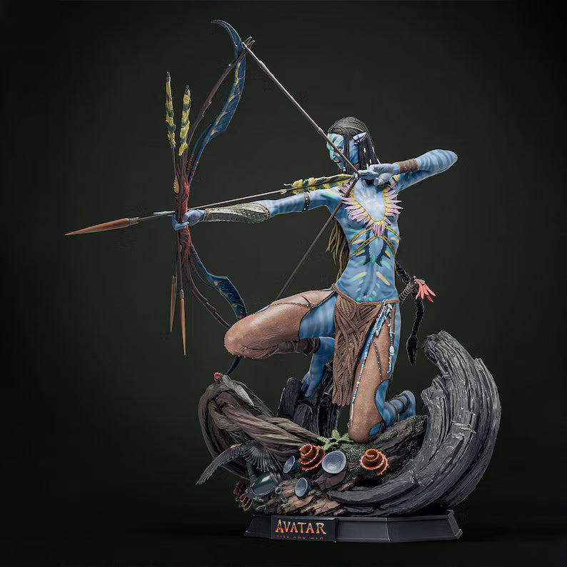 Figurine Neytiri Avatar – Statue 3D Premium – Guerrière Na’vi – Figurine Film Collection