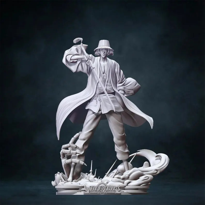 Figurine Kisuke Urahara Bleach – Statue 3D Anime Premium – Shinigami – Figurine Manga Collection – Décoration Geek