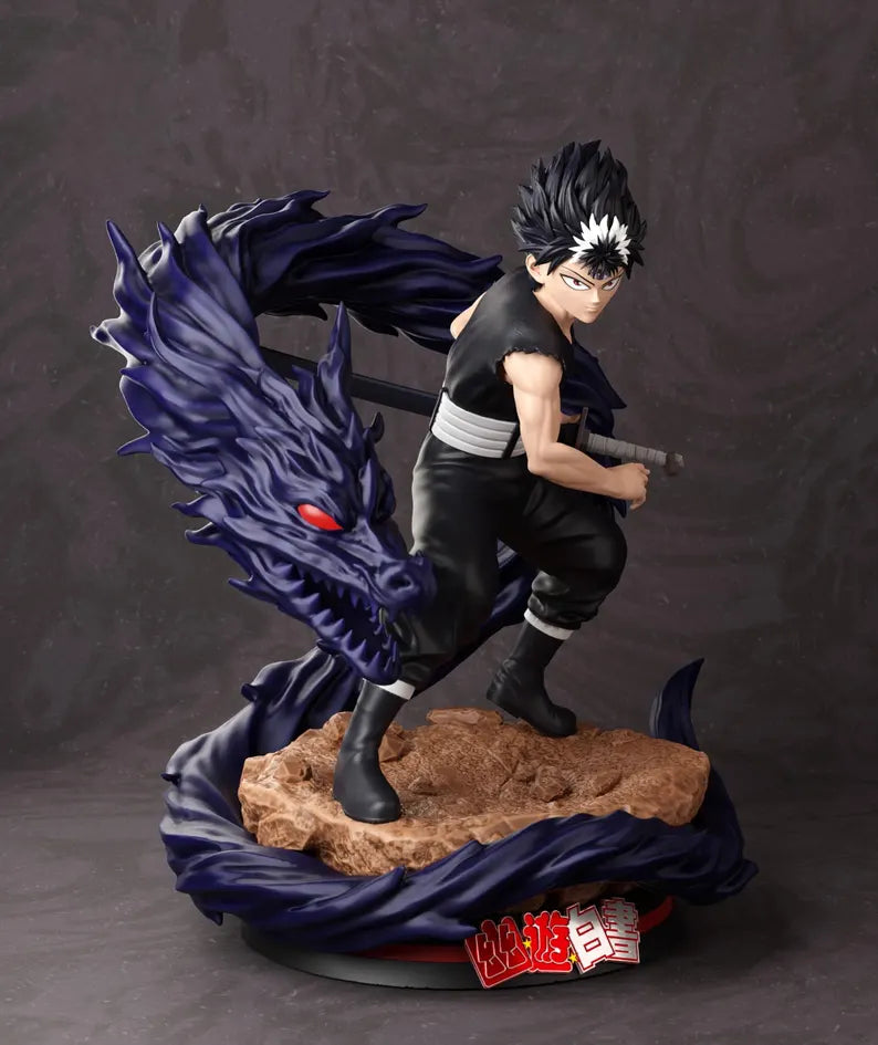 Figurine Hiei Yu Yu Hakusho – Statue 3D Anime Premium – Dragon des Ténèbres – Figurine Manga Collection