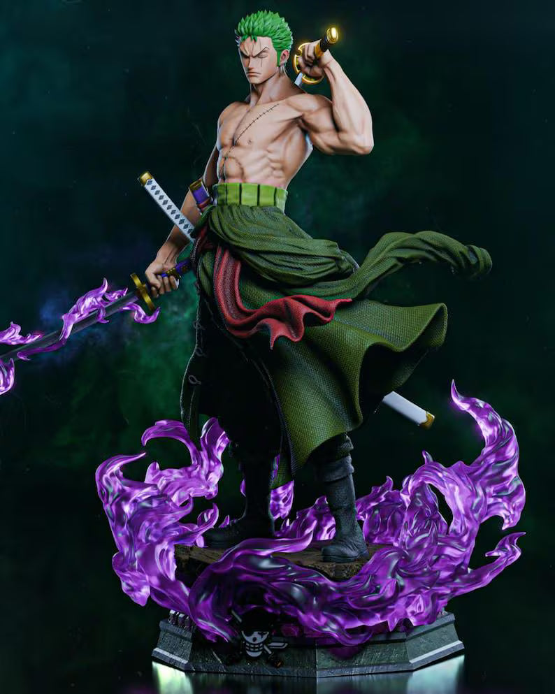 Figurine Zoro One Piece – Statue 3D Anime Premium – Roronoa Zoro Sabreur – Figurine Manga Collection