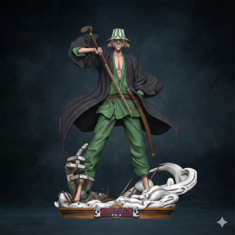 Figurine Kisuke Urahara Bleach – Statue 3D Anime Premium – Shinigami – Figurine Manga Collection – Décoration Geek