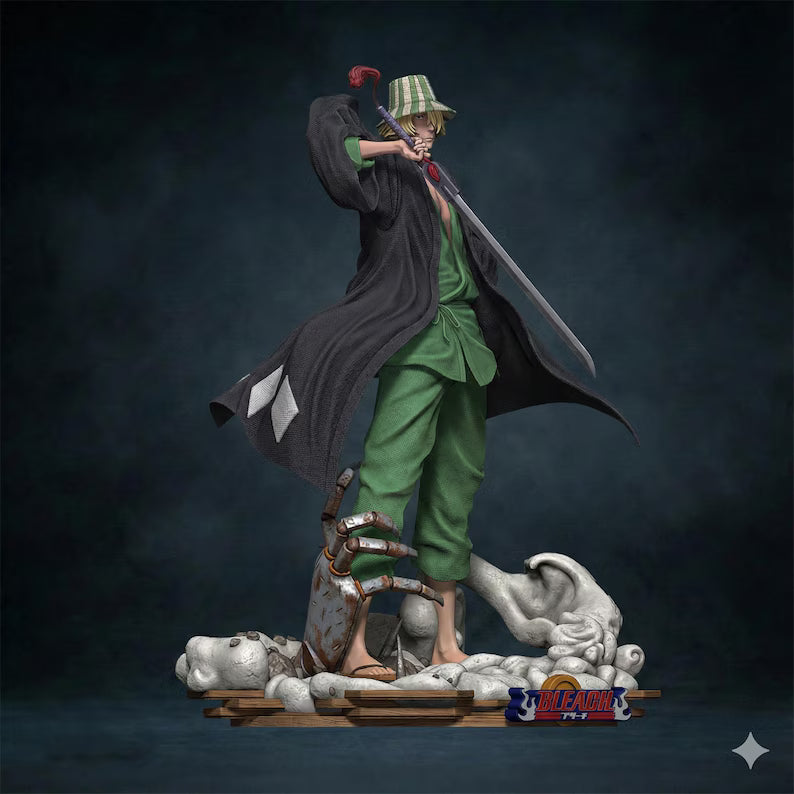 Figurine Kisuke Urahara Bleach – Statue 3D Anime Premium – Shinigami – Figurine Manga Collection – Décoration Geek