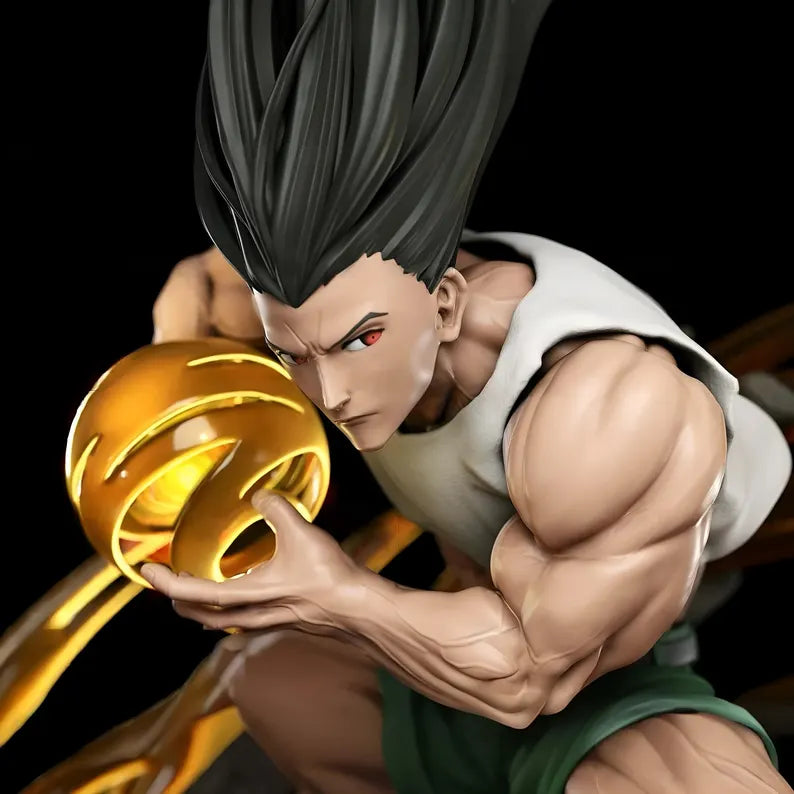 Figurine Gon Freecss Hunter x Hunter – Statue 3D Anime Premium – Nen – Figurine Manga Collection – Décoration Geek