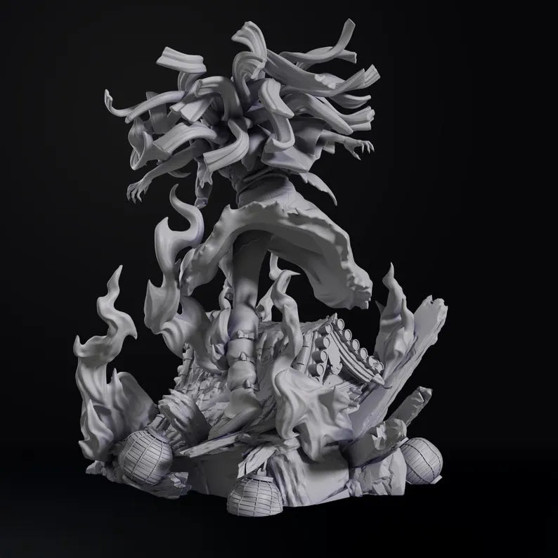 Figurine Nezuko Kamado Demon Slayer – Statue 3D Anime Premium – Forme Démon – Kimetsu no Yaiba – Figurine Manga Collection