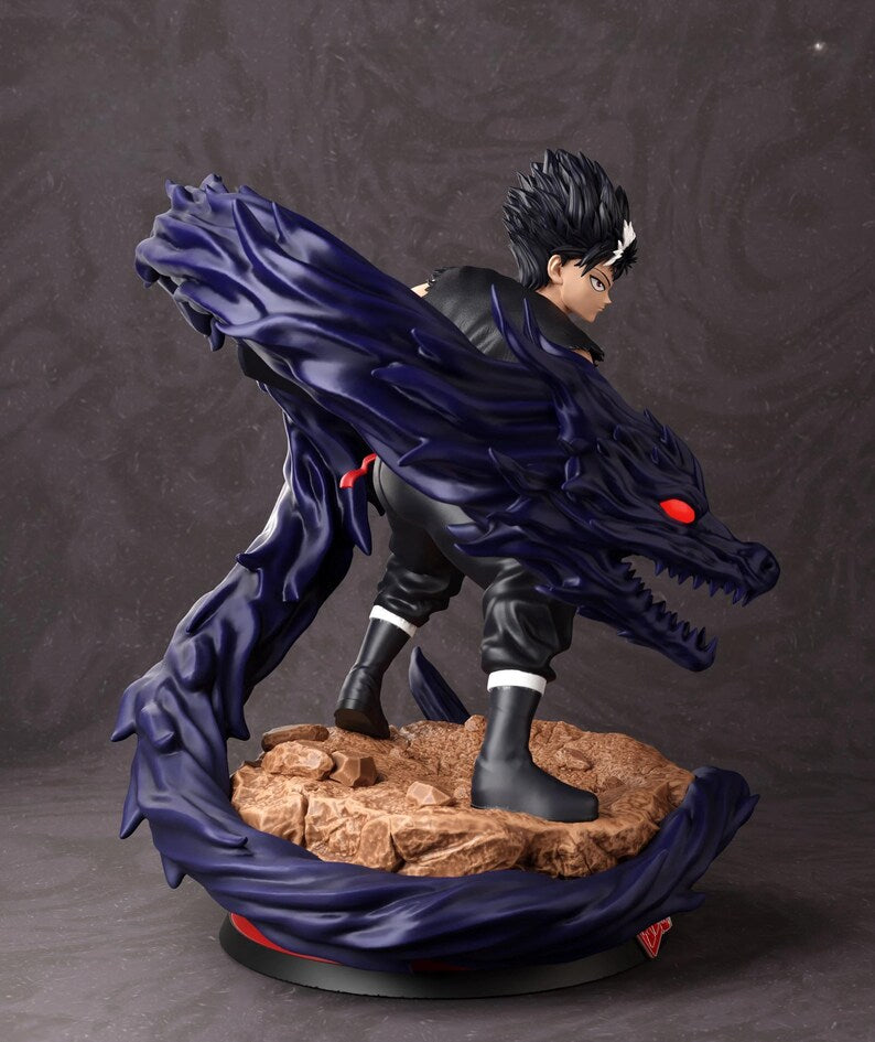 Figurine Hiei Yu Yu Hakusho – Statue 3D Anime Premium – Dragon des Ténèbres – Figurine Manga Collection