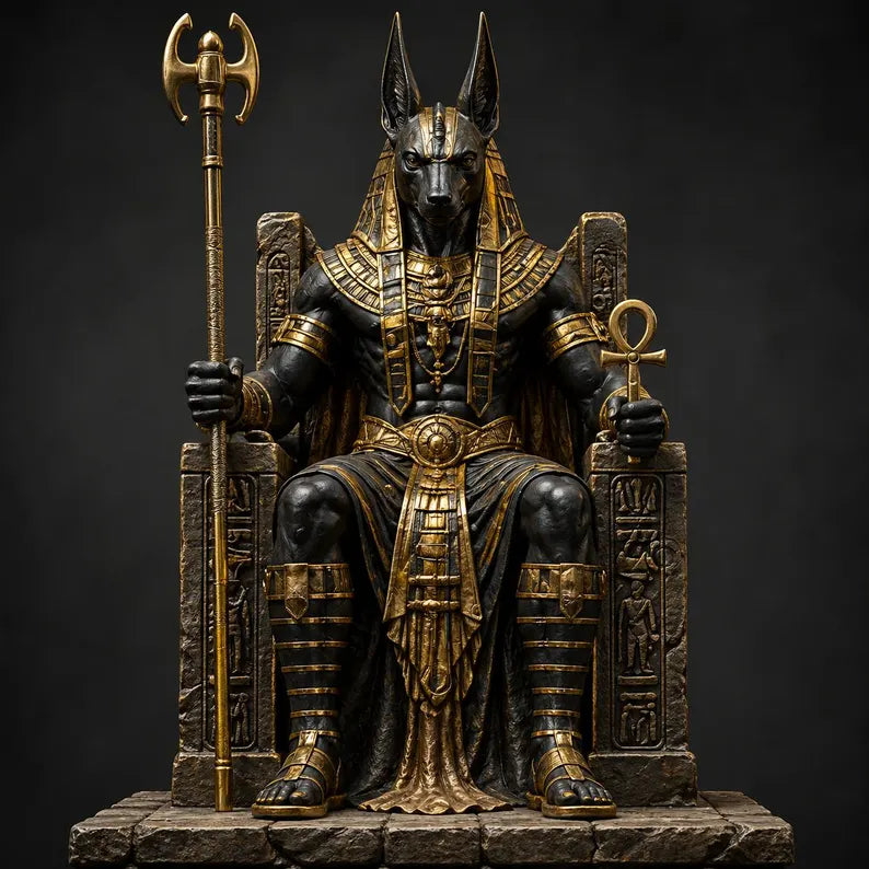Figurine Anubis – Statue de Collection en Résine 3D IR3D