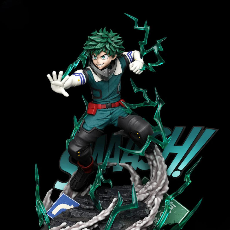 Figurine Izuku Midoriya (Deku) – My Hero Academia – Statue Résine 3D Collector IR3D