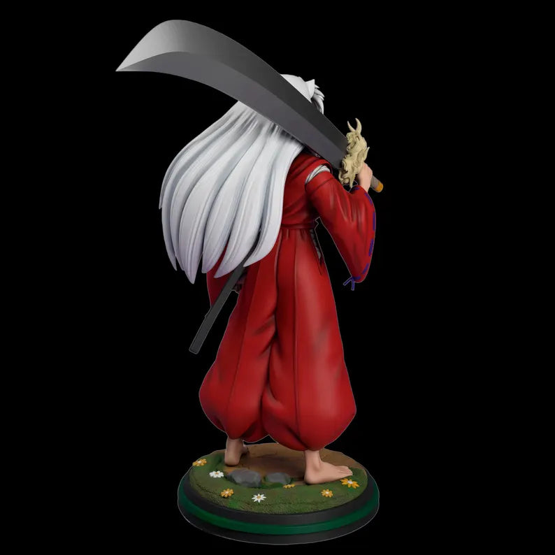 Figurine Inuyasha en Résine 3D – Statue Collector Inspirée de l’Anime Inuyasha IR3D