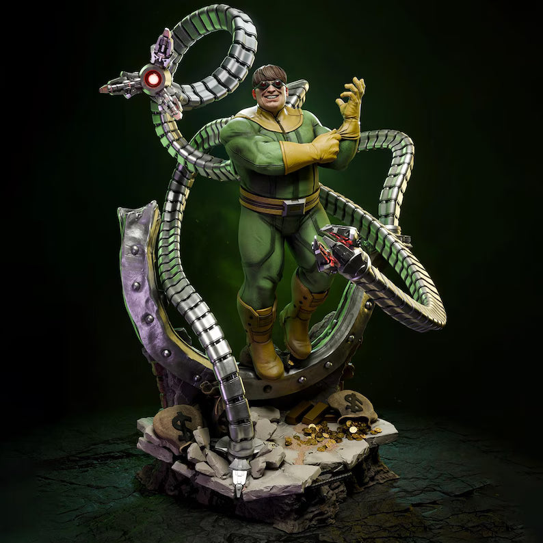 Figurine Docteur Octopus – Spider-Man | Statue de Collection en Résine IR3D