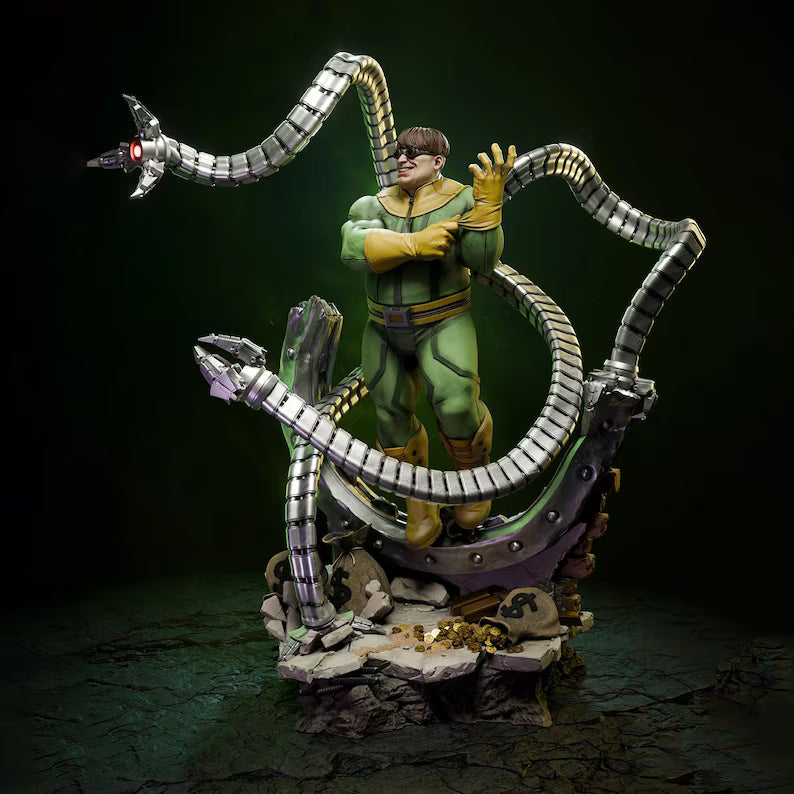 Figurine Docteur Octopus – Spider-Man | Statue de Collection en Résine IR3D