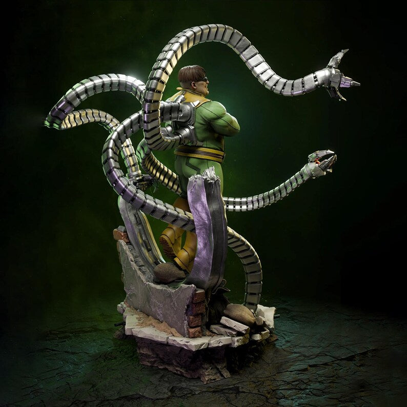 Figurine Docteur Octopus – Spider-Man | Statue de Collection en Résine IR3D