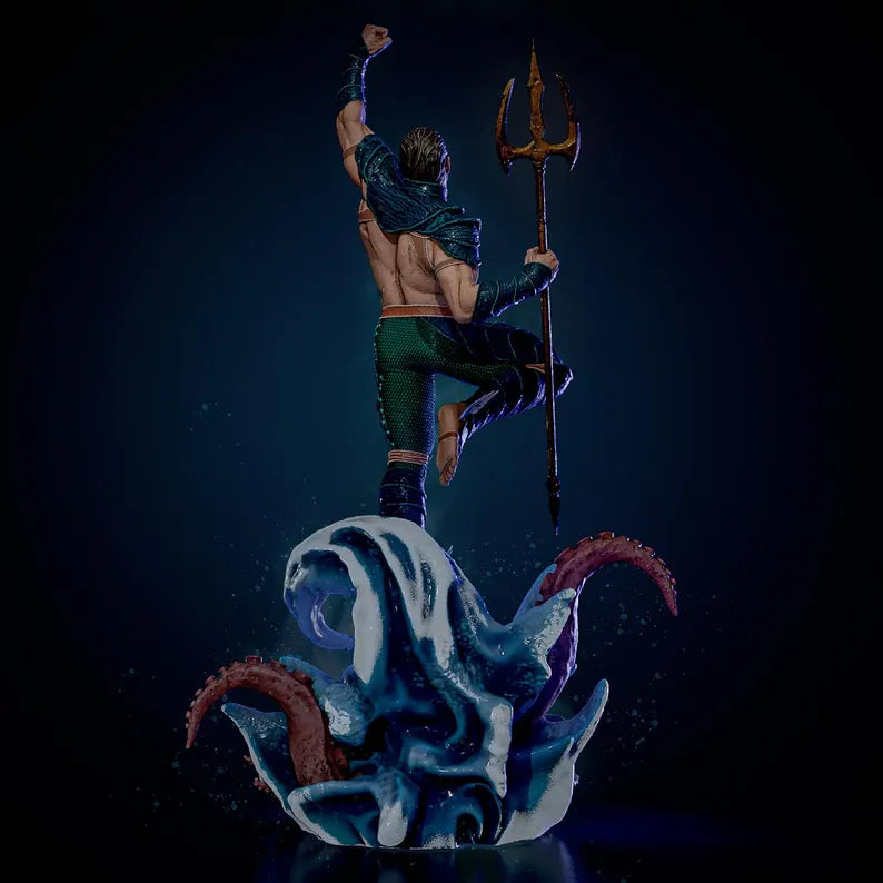 Figurine Roi de l’Atlantide – Marvel | Statue de Collection en Résine IR3D