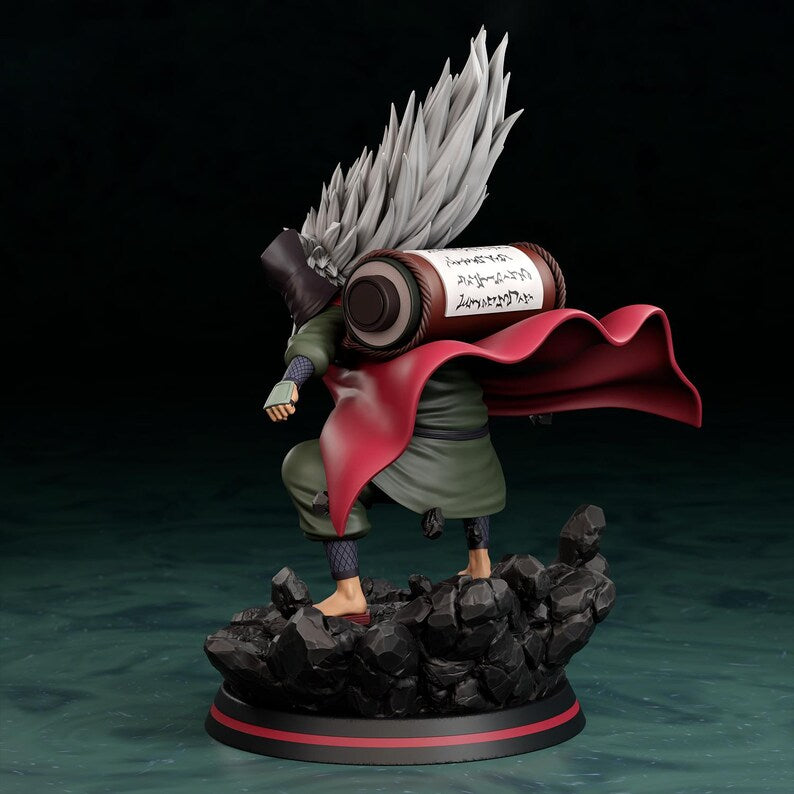 Figurine Jiraya Naruto – Statue Résine 3D Collector IR3D