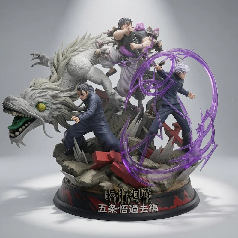 Figurine Jujutsu Kaisen Gojo et Geto – vue principale