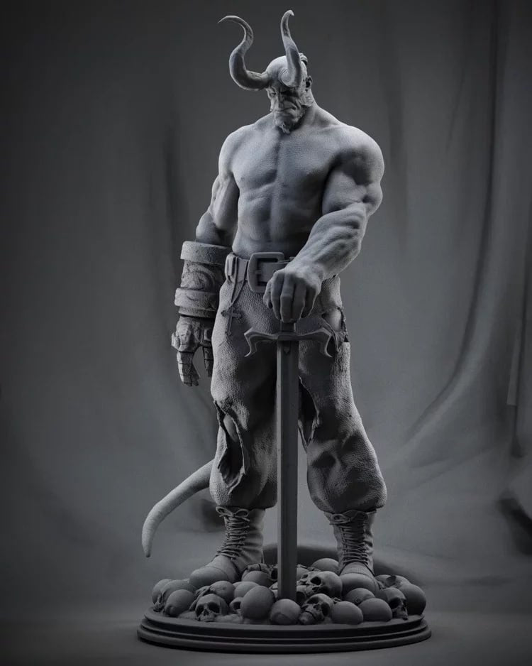 Figurine HELLBOY - IR3D