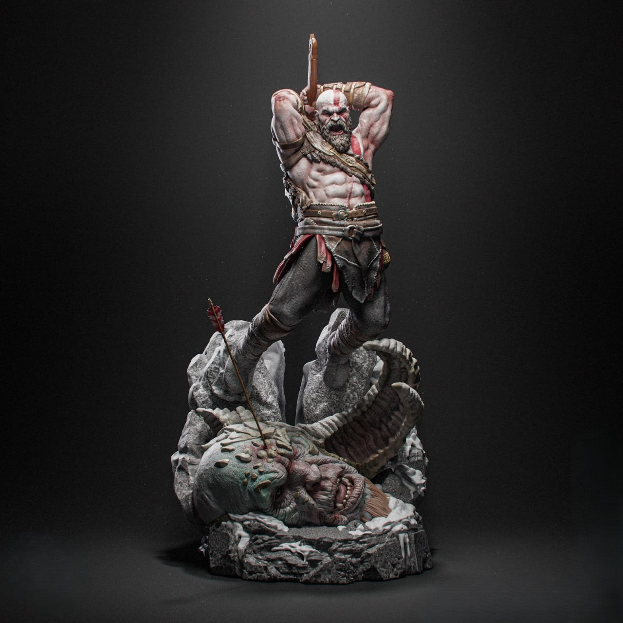 Figurine Kratos - IR3D