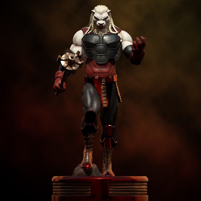 Figurine Thokk Battle Beast Invincible