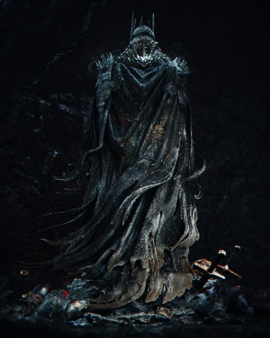 Figurine Dark Knight Fantasy – Statue 3D Dark Souls Gothique
