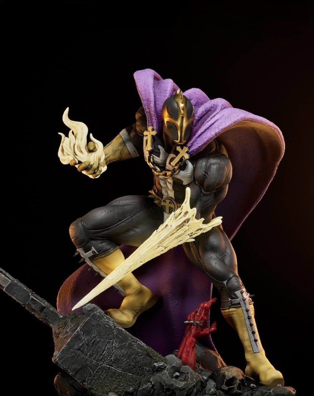 Figurine Redeemer Spawn – Statue Dark Fantasy 3D Résine Premium