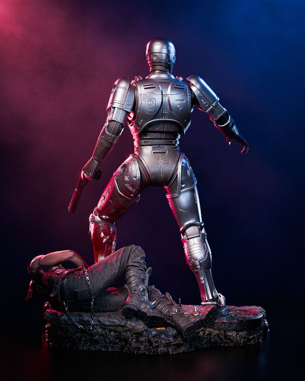 Figurine RoboCop 3D – Statue Cyborg Police Futuriste – Collector Sci-Fi – Figurine Film Culte