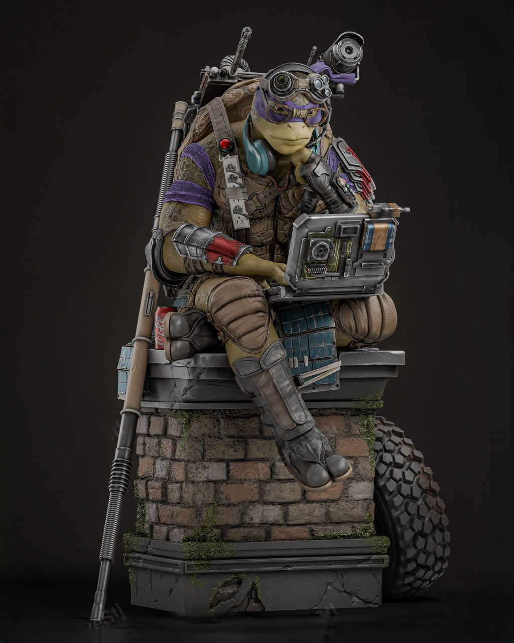 Figurine Donatello TMNT – Statue Résine Tortues Ninja