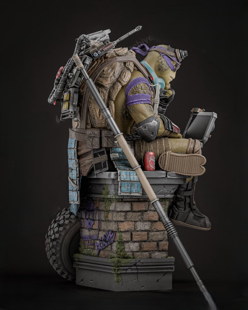 Figurine Donatello TMNT – Statue Résine Tortues Ninja