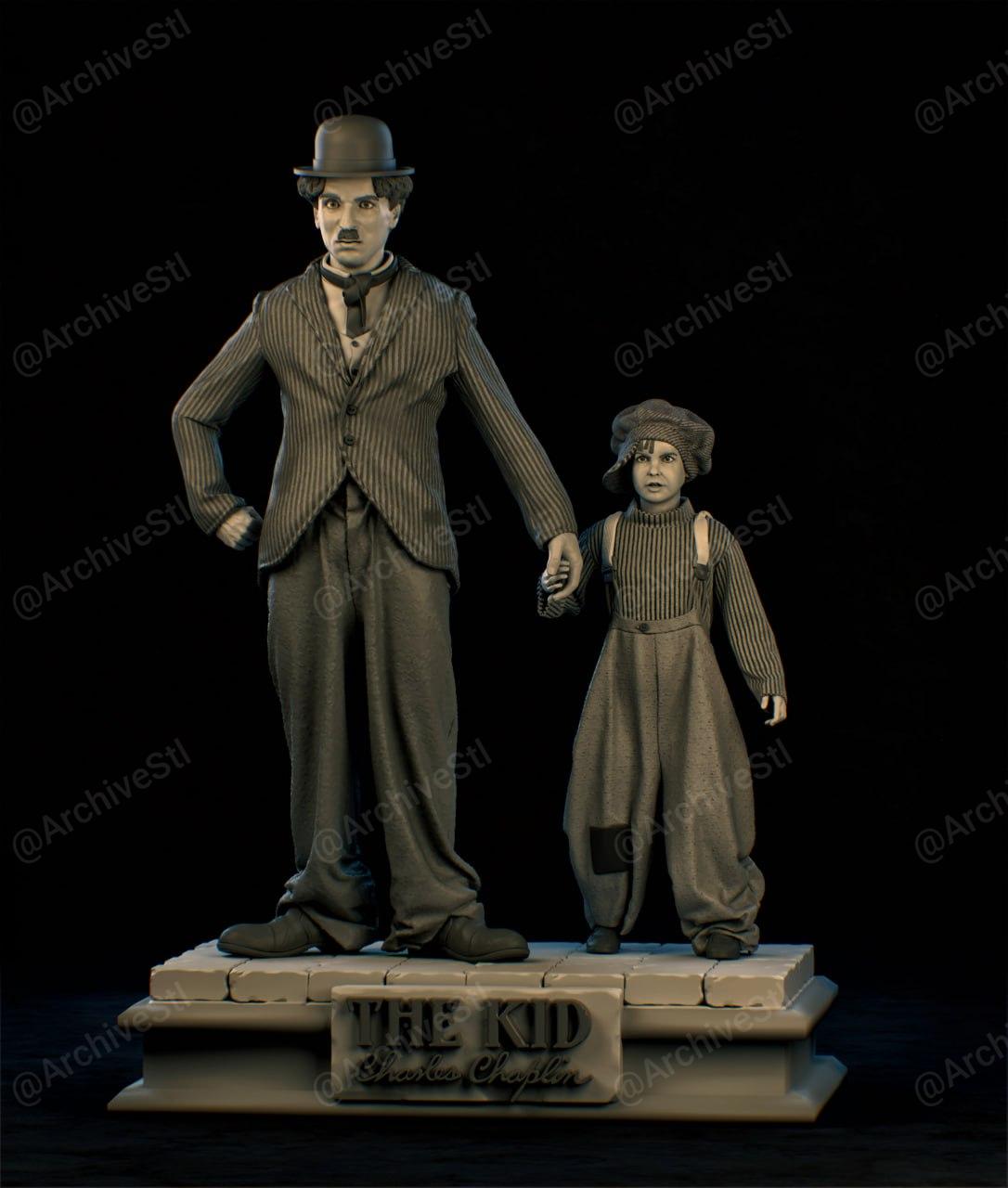 Fichier STL chaplin kid