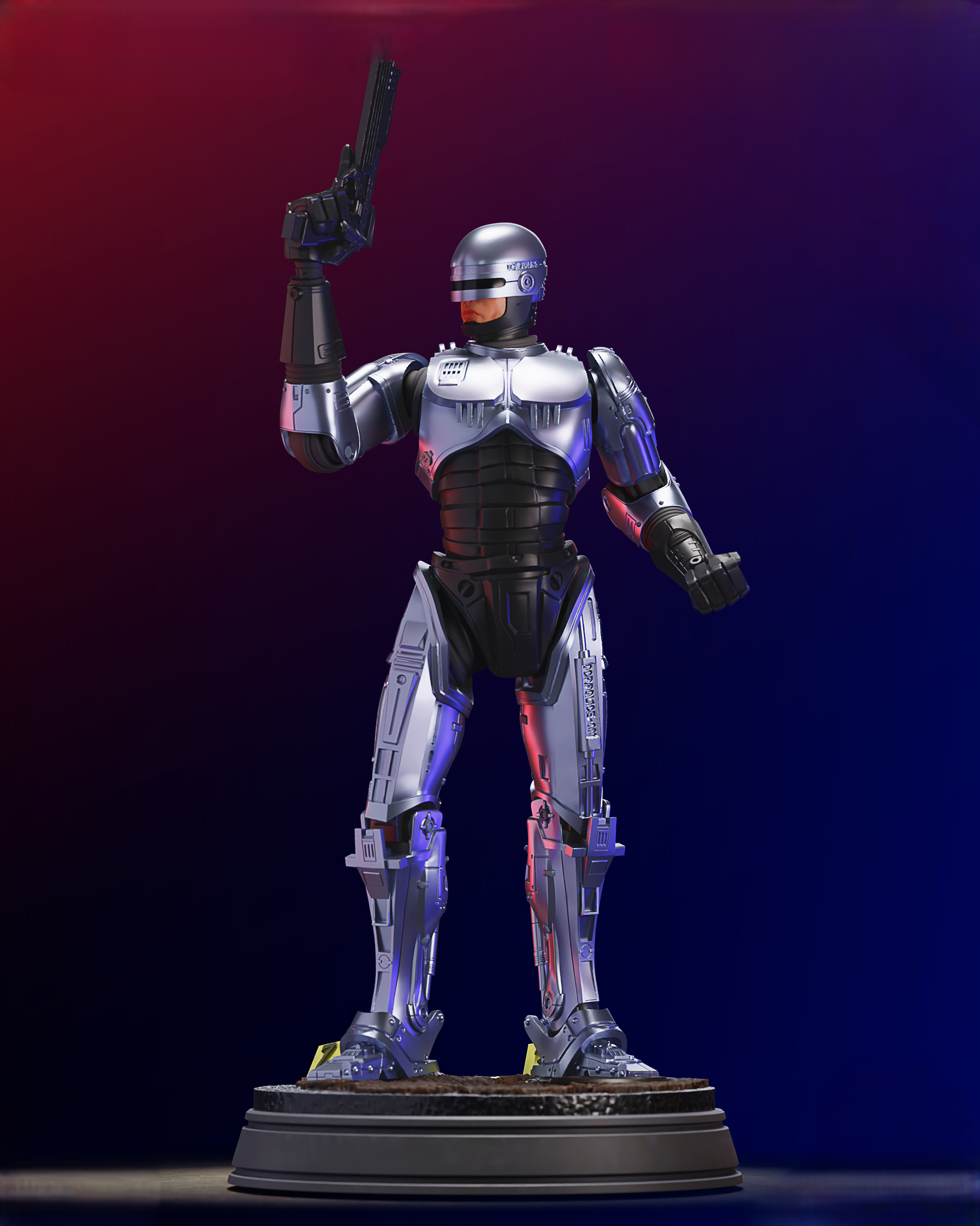 Figurine RoboCop – Statue de Collection en Résine IR3D