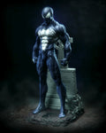 Figurine Spider-Man Symbiote en résine 3D – vue de face