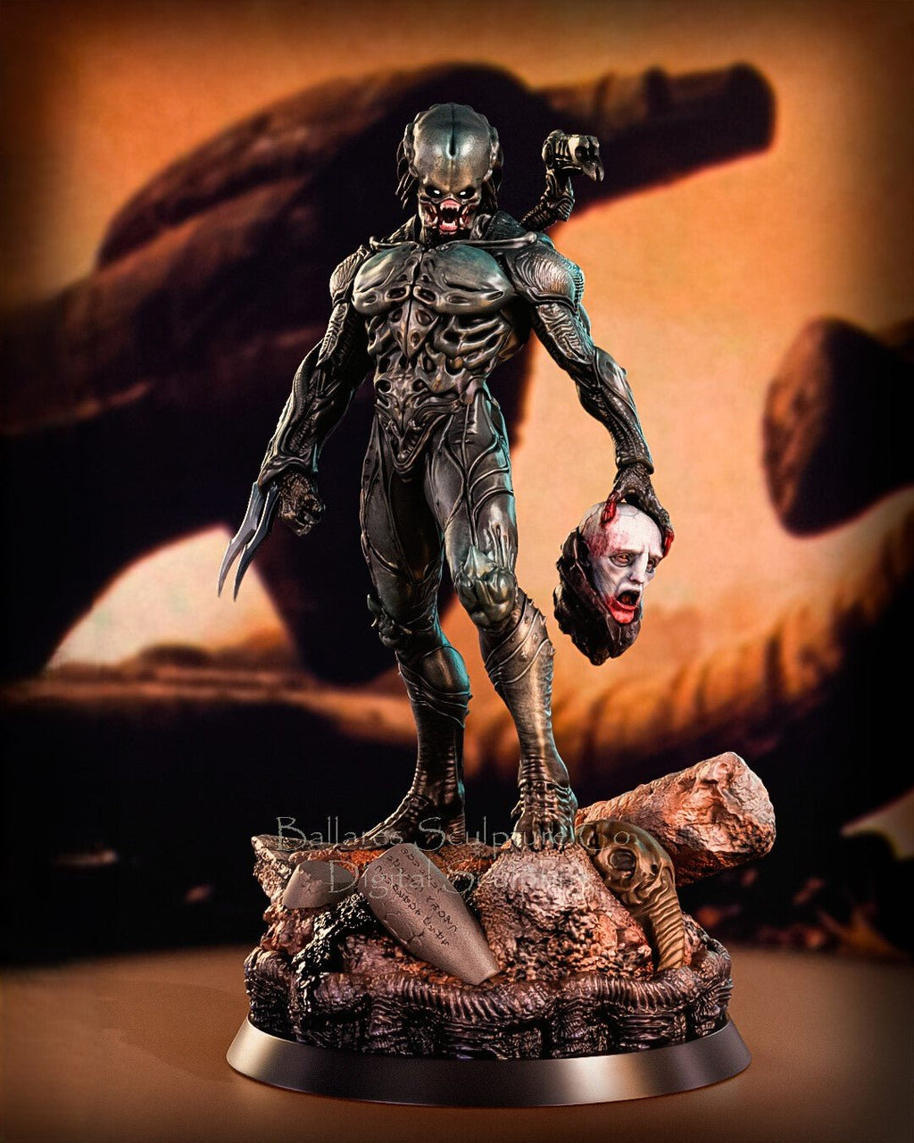 The Ancestral Engineer Hunter – Figurine Résine Collector - IR3D