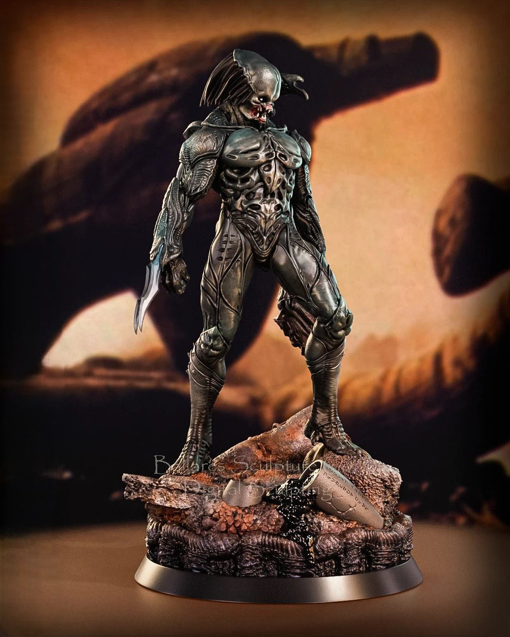 The Ancestral Engineer Hunter – Figurine Résine Collector - IR3D