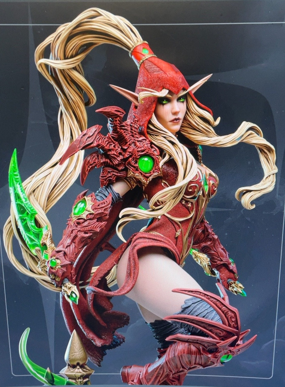 Figurine Valeera Sanguinar Warcraft vue détaillée