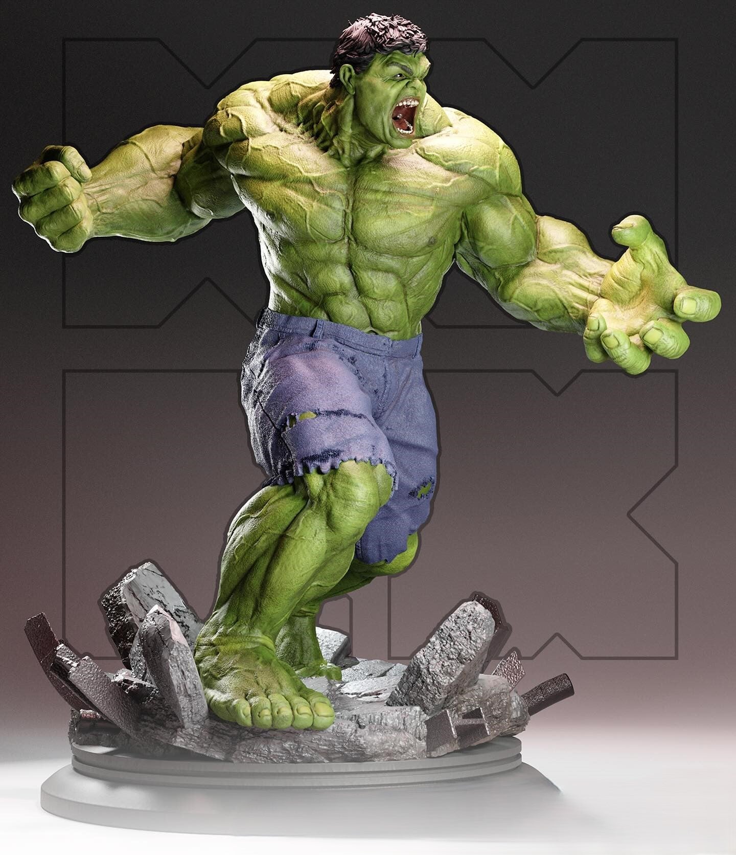 Figurine Hulk - IR3D