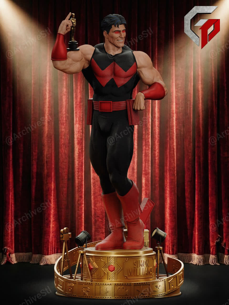 Wonder Man figurine - vue de face
